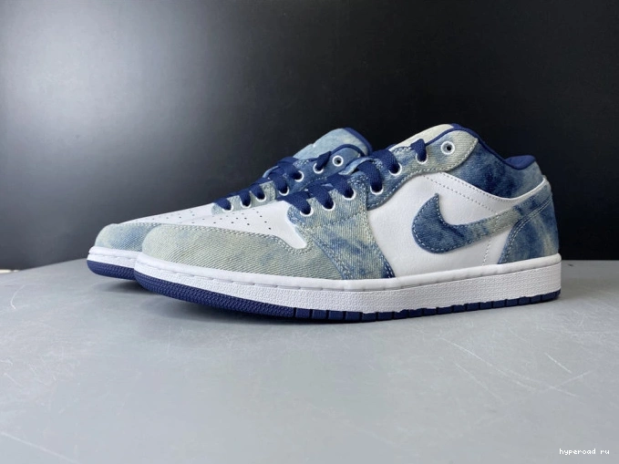 Jordan Denim 1 Air Washed CZ8455-100 Low 1102